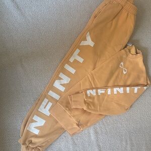 Orange Nfinity sweat suit